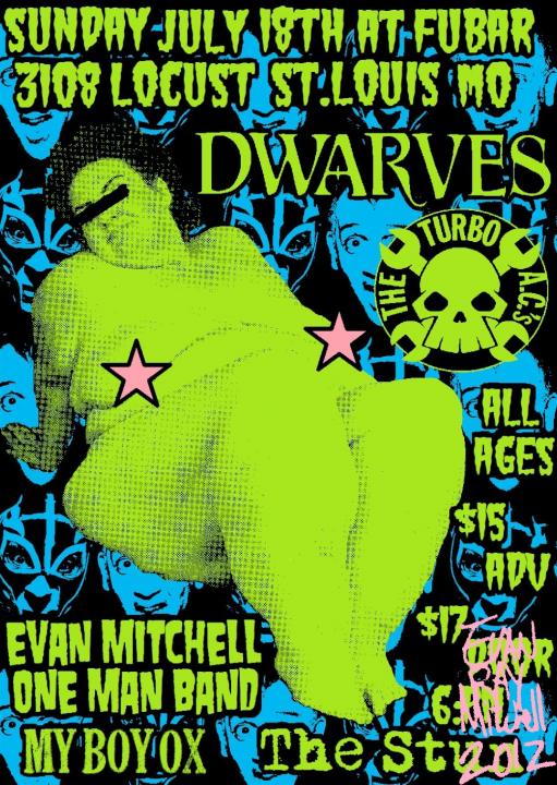 DWARVES FLIER by Evan Ray Mitchell