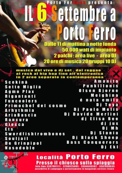 Porto Ferro - 6 Settembre Beach Festival