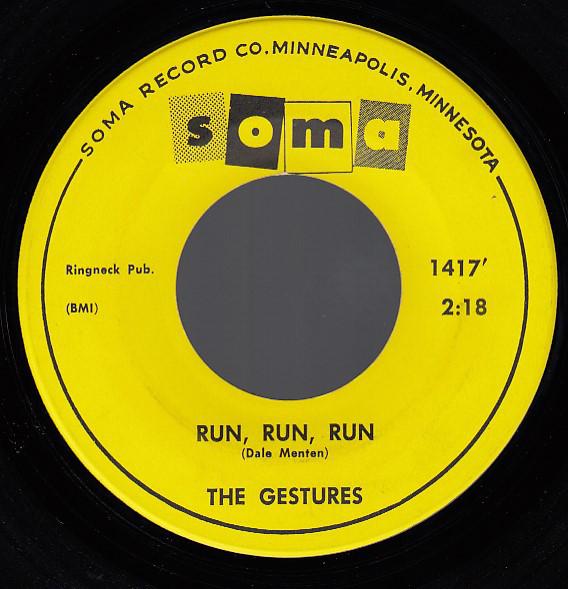 The Gestures - Run, Run, Run/It Seems To Me (1964)