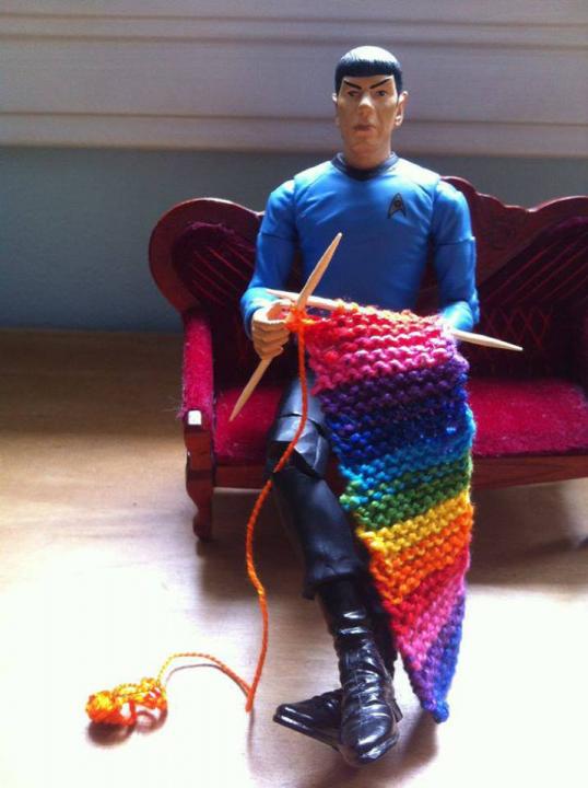 spock knitting