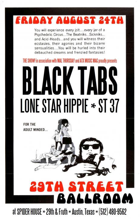 Black Tabs, Lone Star Hippie, and ST 37 at 29th St. Ballroom