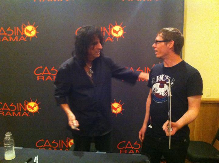 Me and Alice Cooper