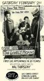 Lonely Moans at 27 Live w/ special guest & DJ Mal Thursday 